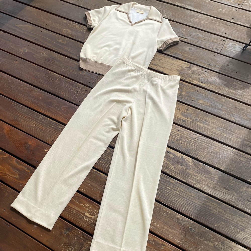 Vintage vivanti 60’s leisure suit matching set golf attire country club - Picture 3 of 7
